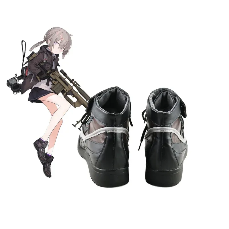 

25COSGirls Frontline M200 Обувь для косплея Хэллоуин Карнавальные ботинки Опора для косплея Обувь из искусственной кожи на заказ