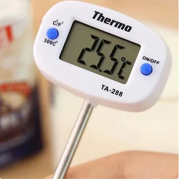 Food Thermometer 180" Rotation Digital Thermometer Oven Meat Probe BBQ Cooking Chocolate…