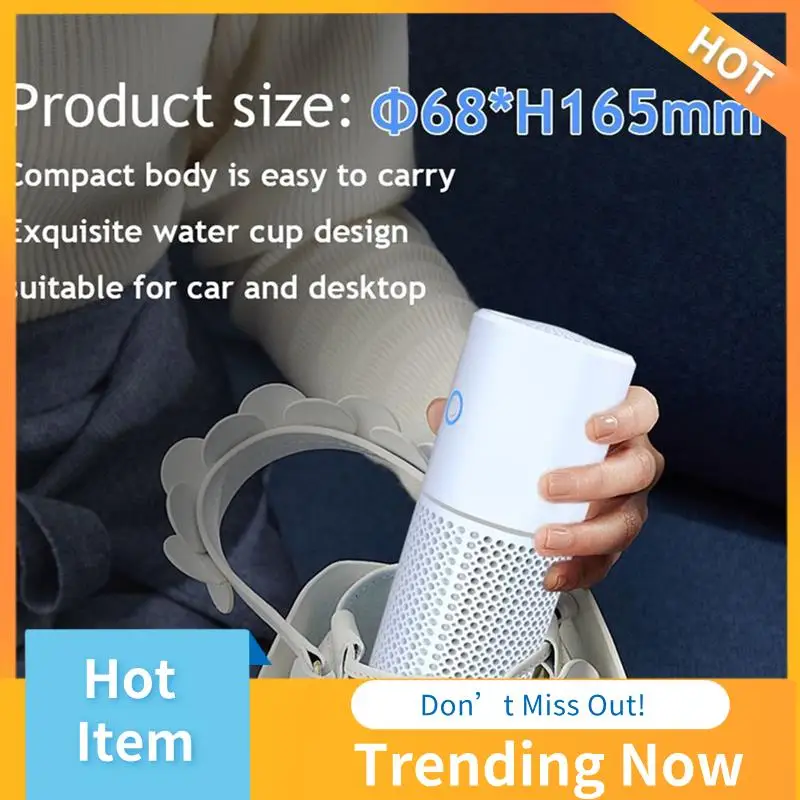 A69X-Mini Portable Air Purifier With HEPA Filter - Quiet Operation For Home,Office,Includes Customizable Aromatherapy Feature
