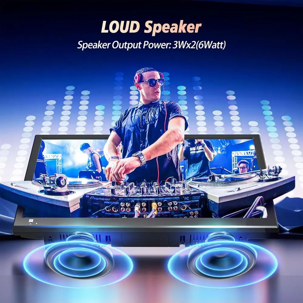 19 Inch 1080P LCD TV DVD Player Combo with HDMI USB for Home, Kitchen, RV Camper, or Office