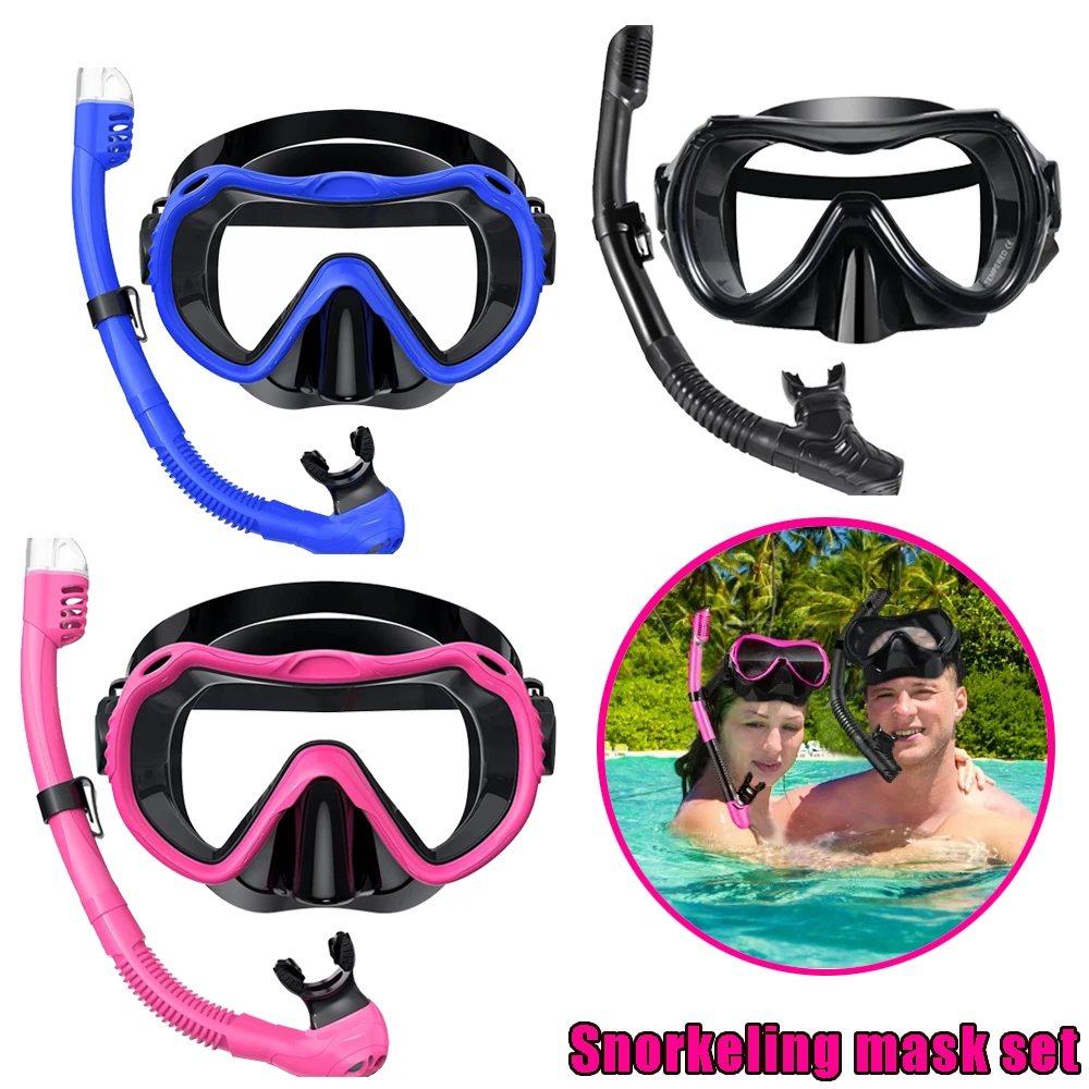 

Детская полнолицевая маска для дайвинга HD с защитой от запотевания, набор для подводного плавания, снаряжение для плавания и снорклинга для детей