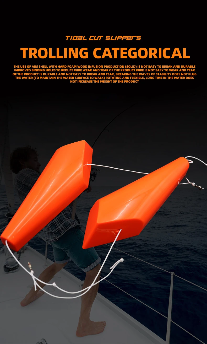 ZYZHE 1/2 Stück 24CM Meeresboot-Schleppangelköder Spezialköder Große Größe Ozean-Oberflächenköder Salzwasser-Schwimmköder Thunfischköder – Detail 1