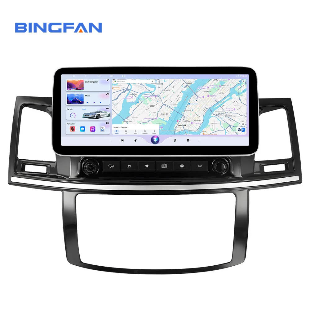 Qualcomm 12.3 Inch Octa Core Car DVD Player Car Navigation Touch Screen Carplay Mirror Link For Toyota Hilux 2005-2014 4G LTE