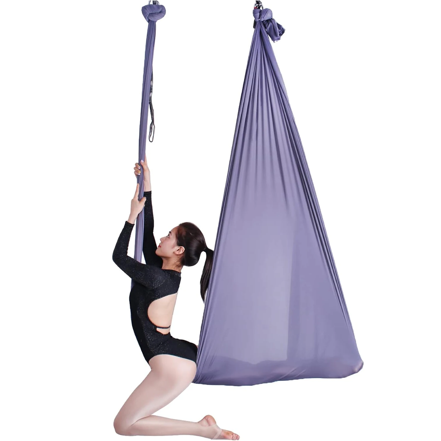 

Premium Aerial Yoga Swing for Spinal Stretch, Flexibility & Relaxation EIGFOH YGHK-13
