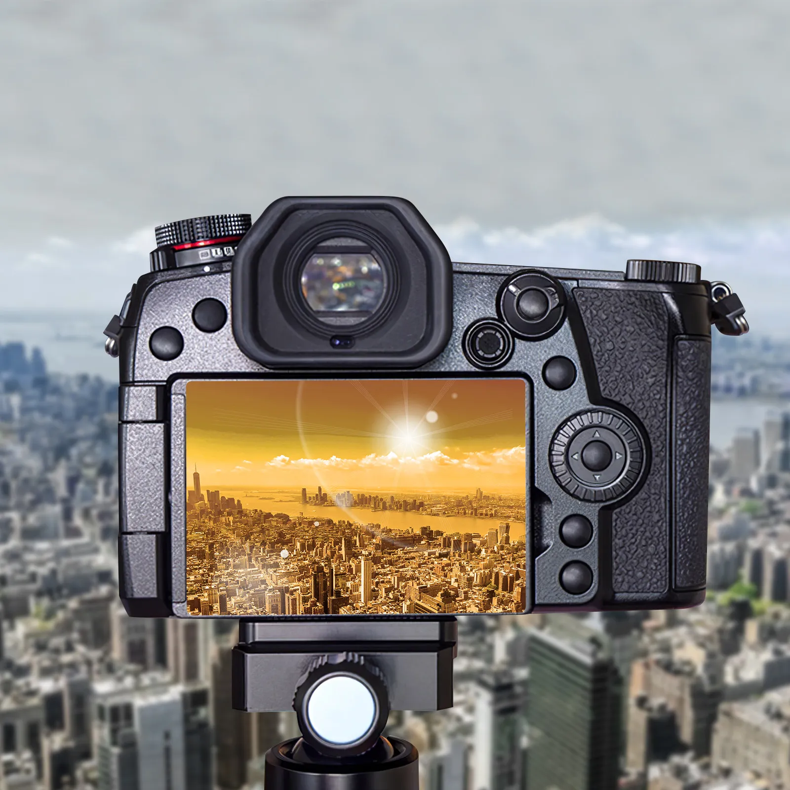 10Pcs Colorful Sunset Atmosphere 66Mm Photo Filters Color Correction Gels for Strobe Light Colour Filter for Camera