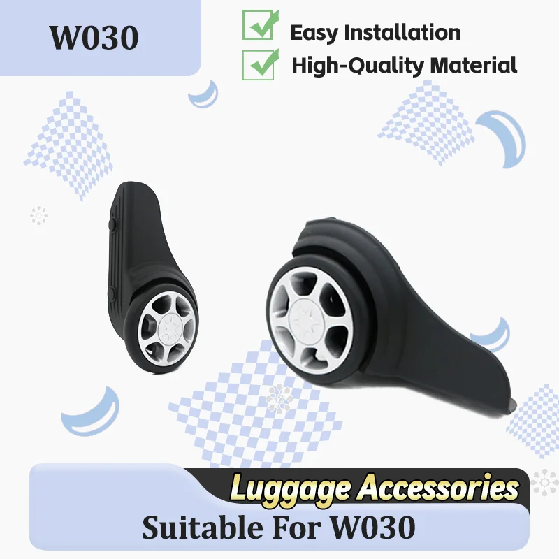 

For W030 Silent Wear-Resistant Swivel Castor Set 360-Degree Smooth Rotation Easy Installation Universal Replacement Parts