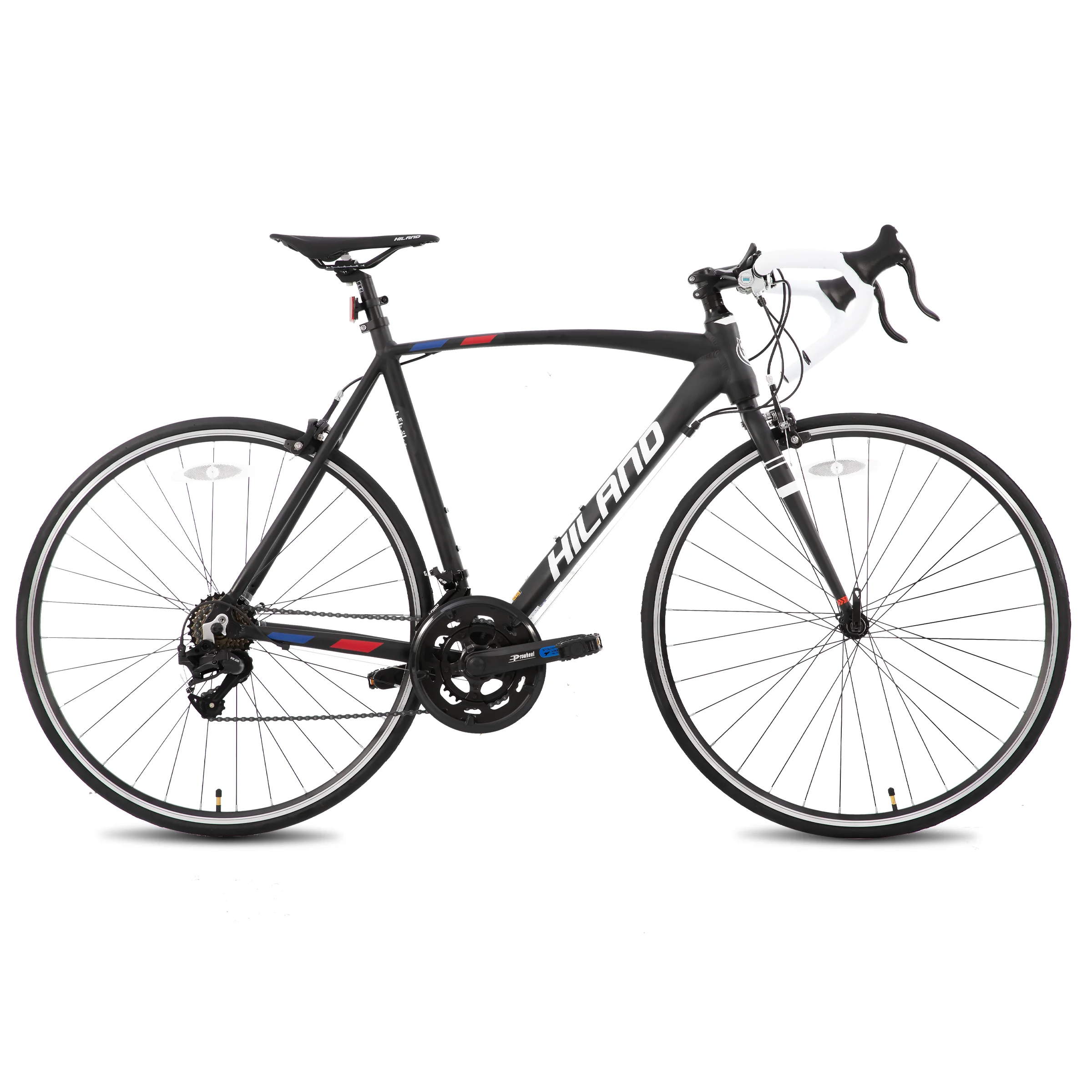 Hiland 700c road bike, 14 speeds, lightweight aluminum frame, racing bike, city commuter road bike for men and women