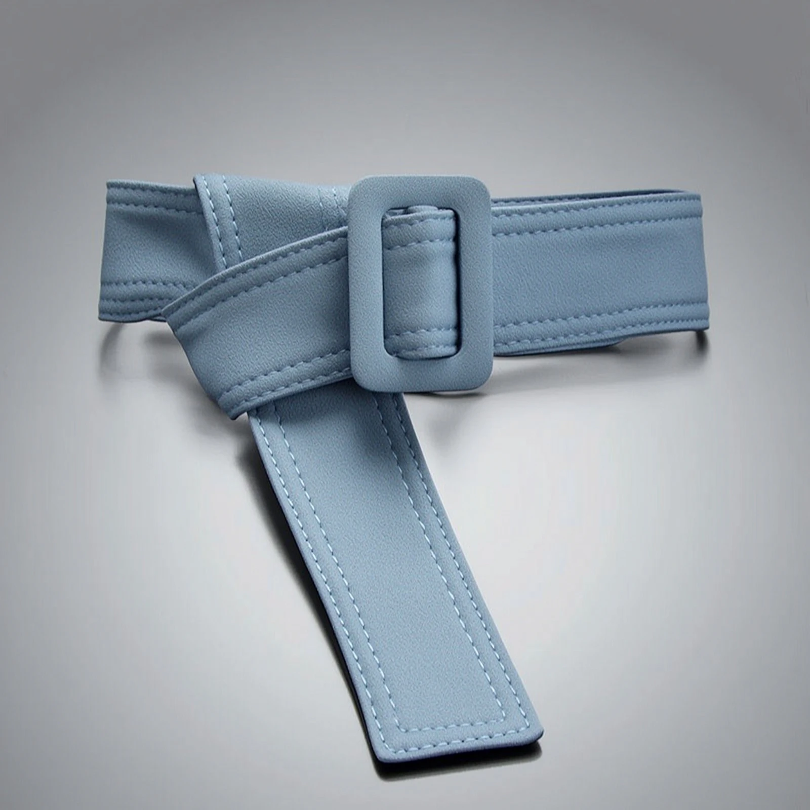Canvas Waist Belt with Alloy Buckle Extra Long Wide Canvas Belt Solid Color Casual for Women, Outerwear, Coats