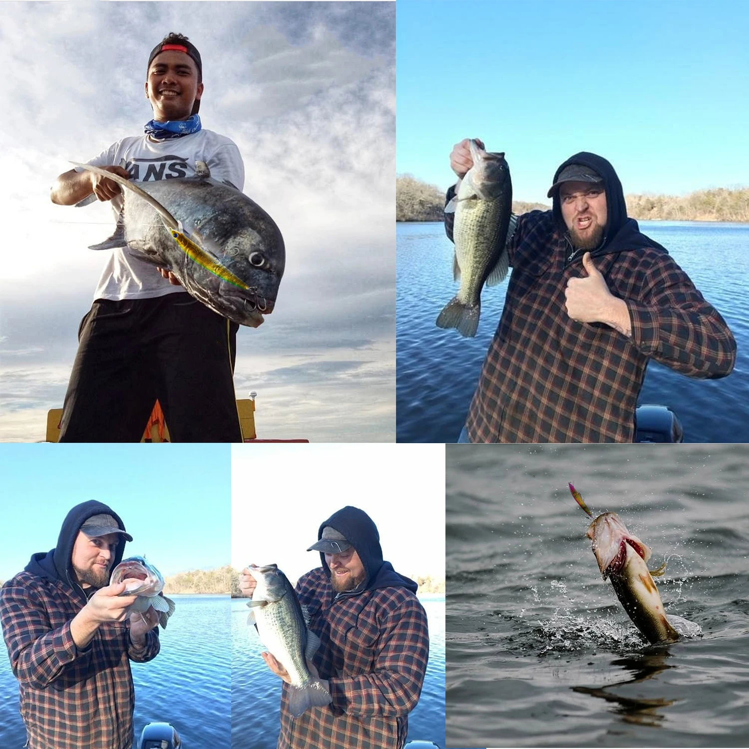 Sougayilang Crankbait Minnow – Señuelo duro realista para pescar carpa - imagen 3