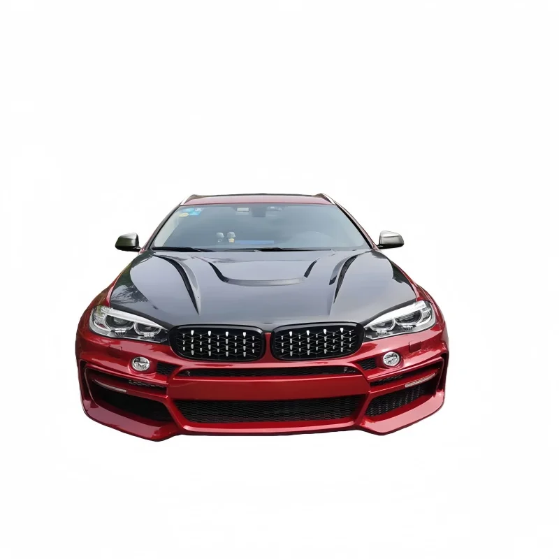 Suitable for 14-17  X6 F16 Upgraded and Modified HAMANN Imported Resin Material Large Surround Complete Body Kit