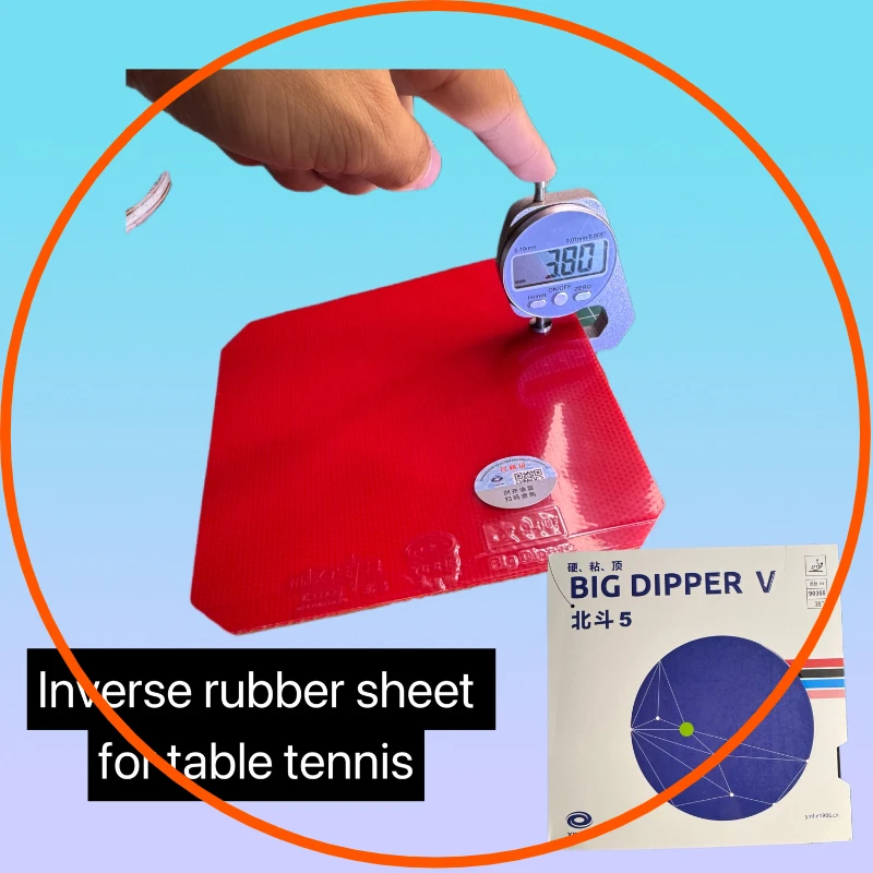 YINHE Big Dipper 5 Table Tennis Rubber Inverted Tacky Forehand Tension Free 9035 Speed Loop Professional Training Competition