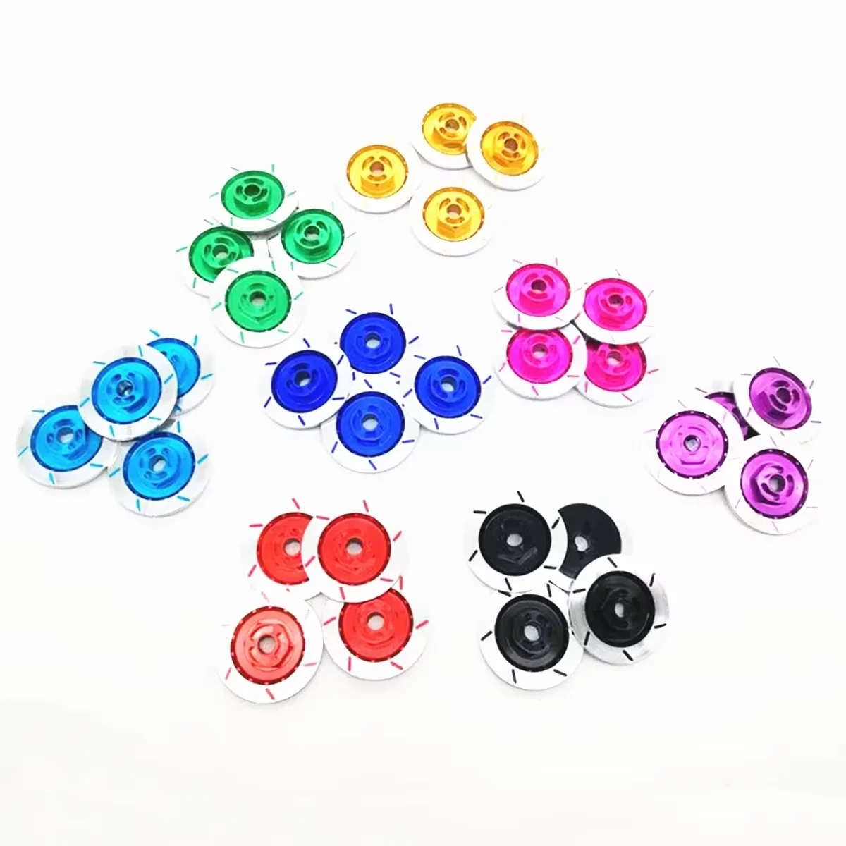 Model car 1:10 racing car simulation decorative brake disc metal brake disc
