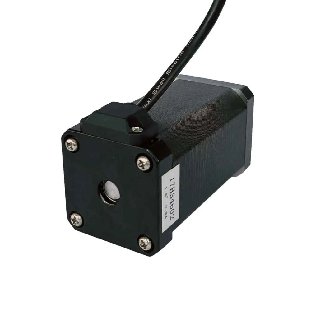 Motor paso a paso Nema17 80mm 2.8A 0.92N.M 8mm eje alto par 4 cables 1,8 °   Motor paso a paso Nema 17 de fresadora CNC híbrida 17HS