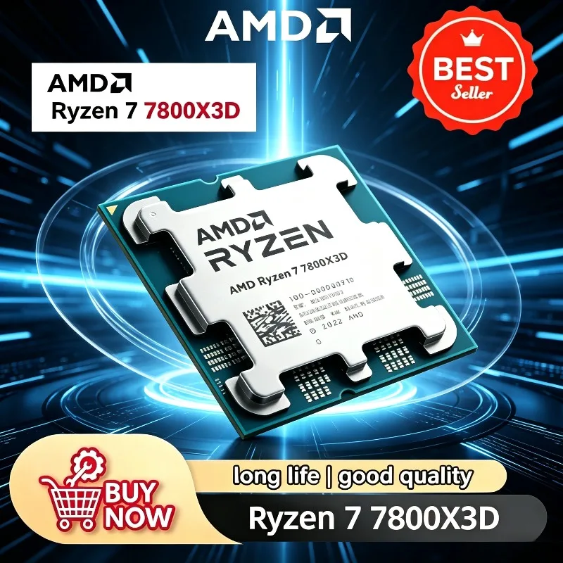 Processador AMD Ryzen 7 7800X3D 8-Core 96MB Cache AM5
