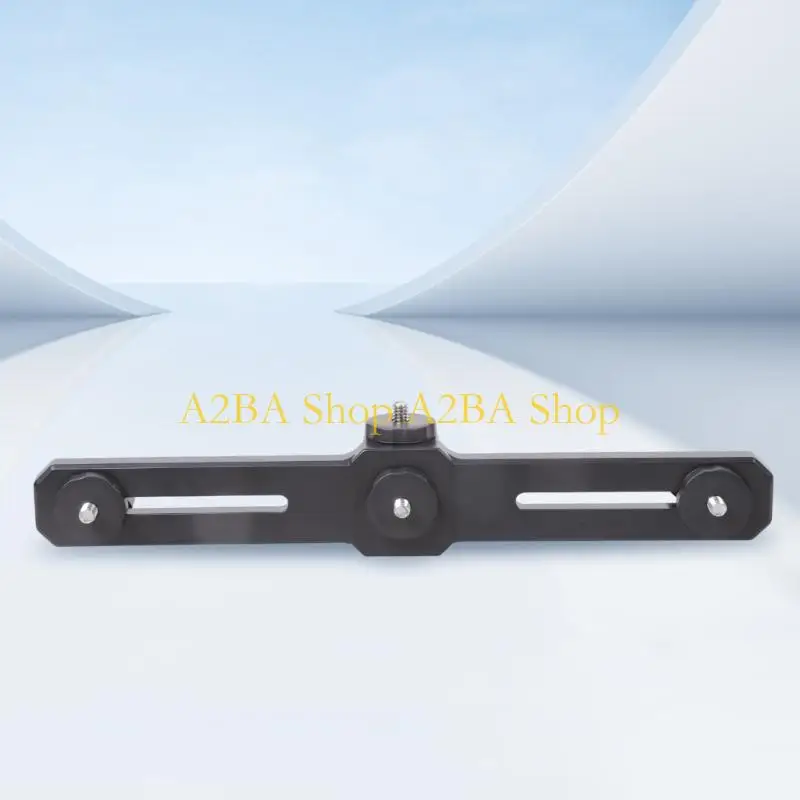 A2BA Adjustable Bracket 360 Degree Rotating Double Crossbar Video Recording Stand Stream Crossbar Clip Accessory
