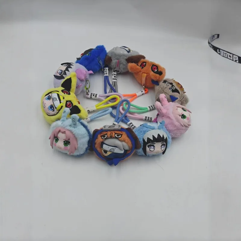 Caja misteriosa Naruto, caja ciega Naruto flurry of cute beast, juguetes de peluche para fiesta, colgantes, anillos, bolsa, accesorios colgantes