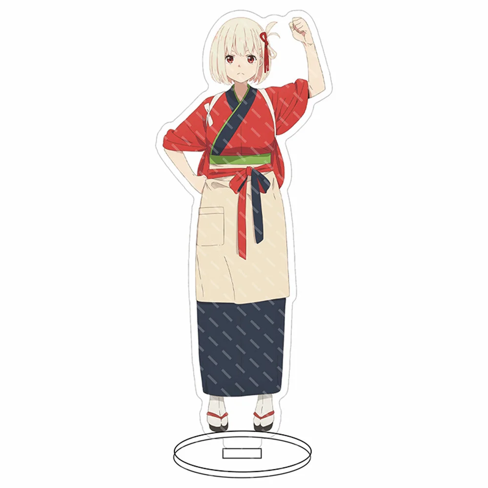 

Cute Anime Lycoris Recoil Chisato Nishikigi Takina Inoue Acrylic Stand Display Figure Model Plate Cosplay Desktop Decor Gift