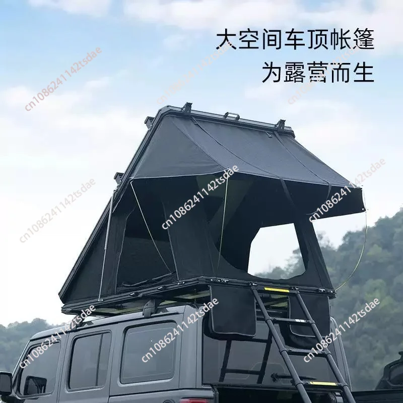 Triangle Roof Tent Folding Hydraulic Automatic Opening Aluminum Alloy Hard Shell Outdoor