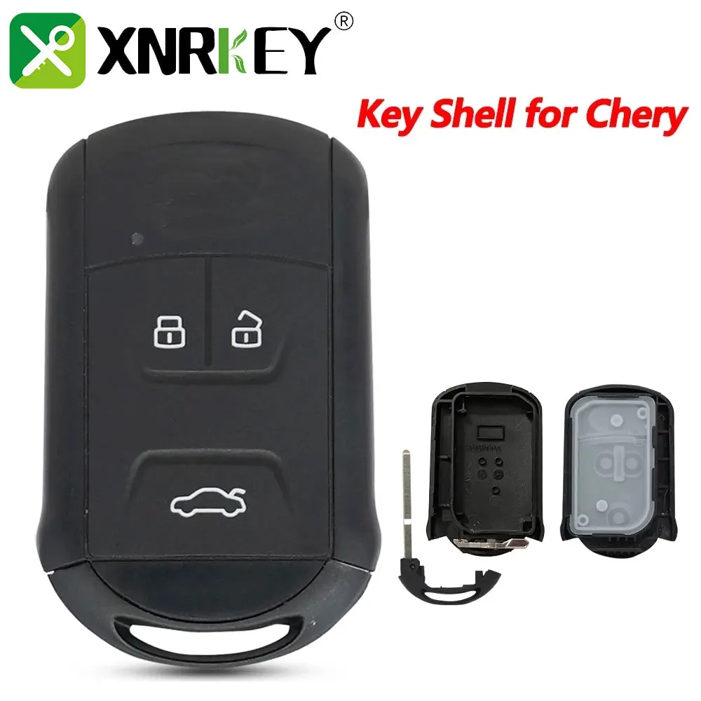 

XNRKEY 3 кнопки для Chery Tiggo 5 Tiggo 7 Tiggo 8 Arrizo 5 6 7 умный пульт дистанционного управления для автомобильного ключа