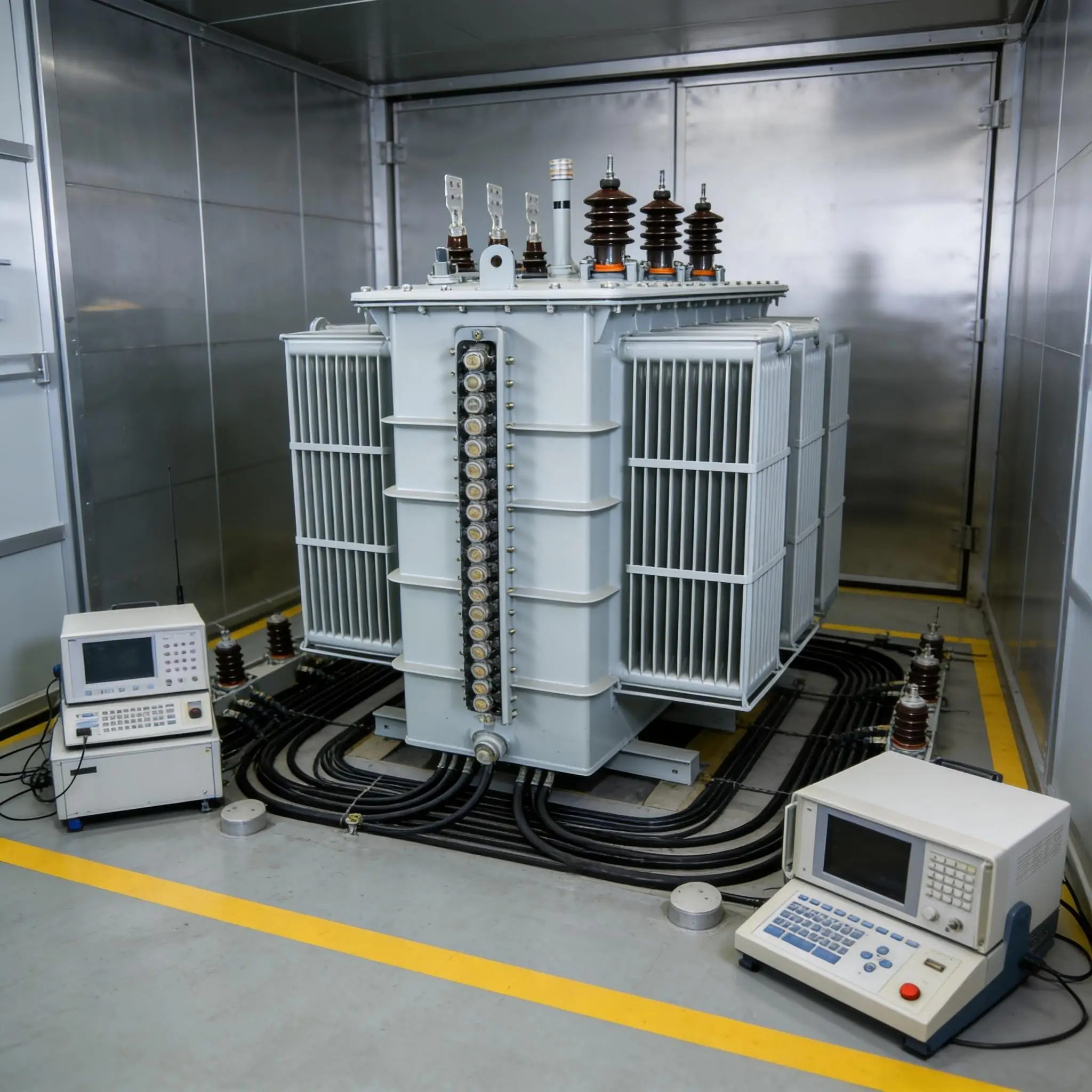 1000kVA 1500kVA Three Phase Oil Immersed Power Transformer 11kV 415V Distribution Low Noise Customized for Commercial Building