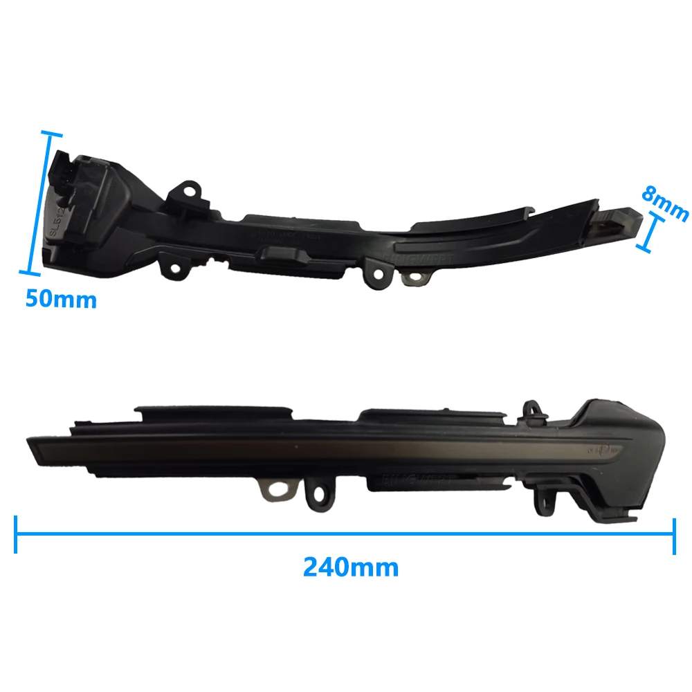 2Pcs Dynamic Sequential LED Side Mirror Turn Signal Light For Leon III 5F 2013-2019 Blinker Indicator Lamp Car Accessory