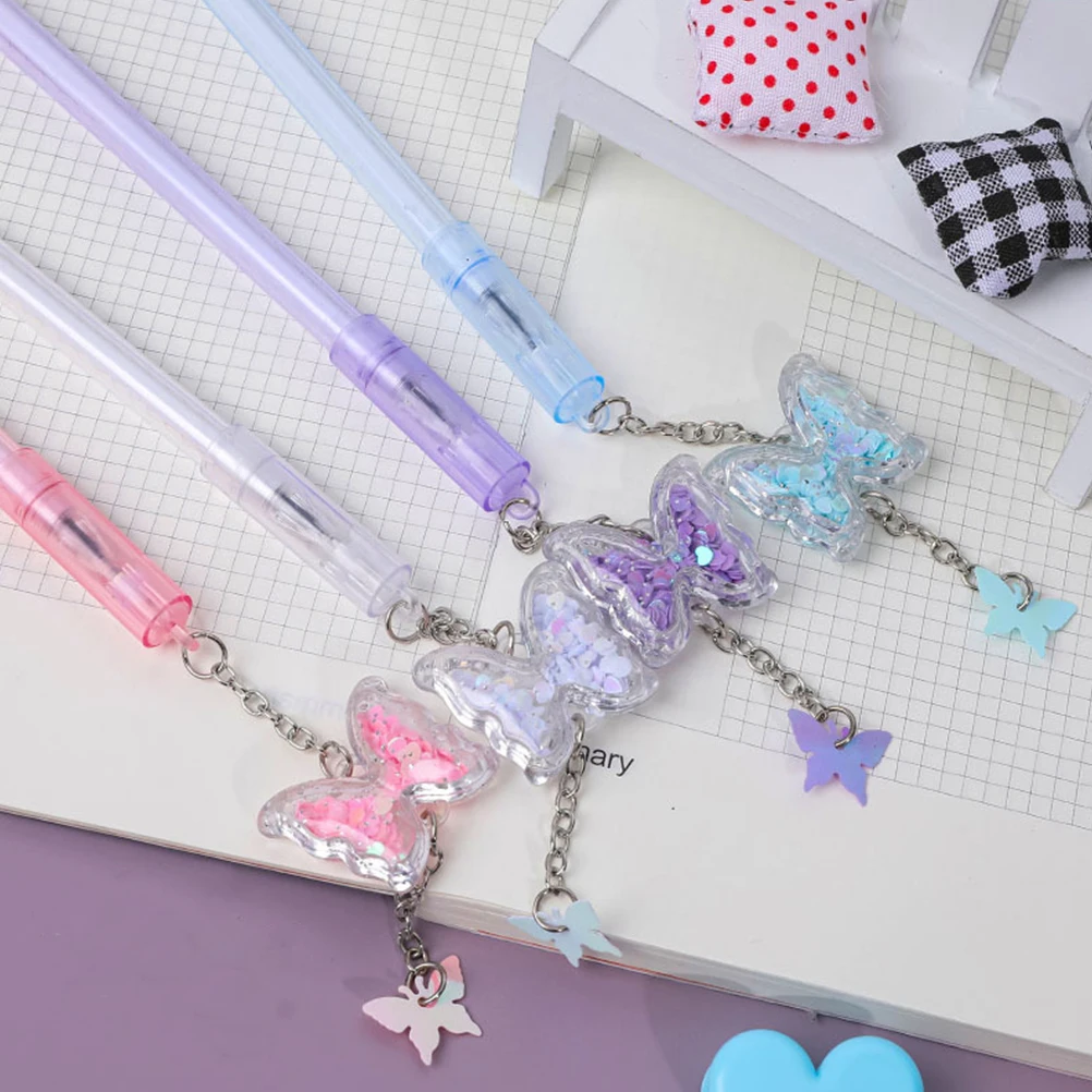 

Butterfly Pendant Gel Ink Student Cartoon Marker Roller for Office Small and Fresh with