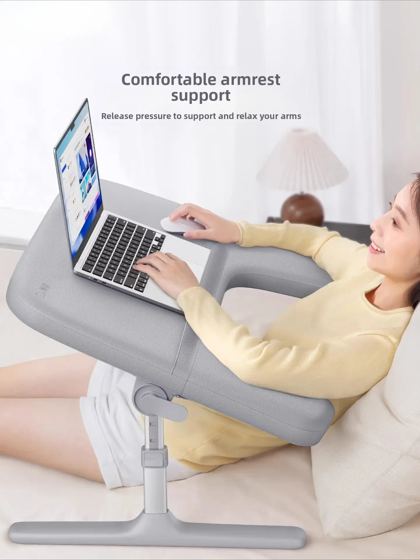 Multifunctional Liftable Bed Desk for Lazy People Study Work Gaming PC Laptop Table Foldable Design