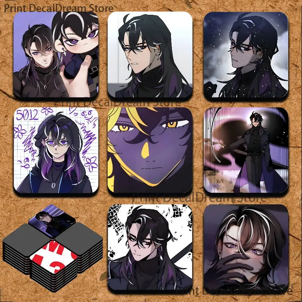 

D-Date with D-Death 5012 Cute Cartoon Anime Refrigerator Magnets Soft Magnetic Heat Transfer Refrigerator Magnets Gift