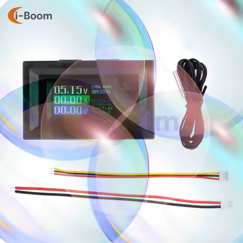 Lithium Battery Power Indicator Battery Management System Real-Time Voltage Current Power Capacity Monitoring Battery Meter