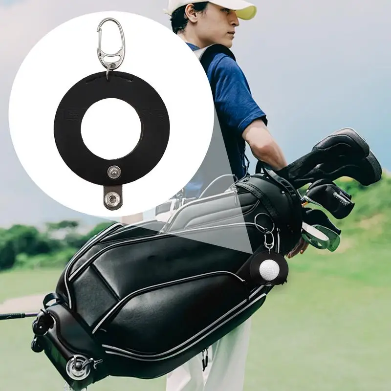 Portable Golf Ball Pouch Golf Ball Pouch Long Lasting Golf Ball Holder Key Chains Pendant For Family Friends Colleagues Golf