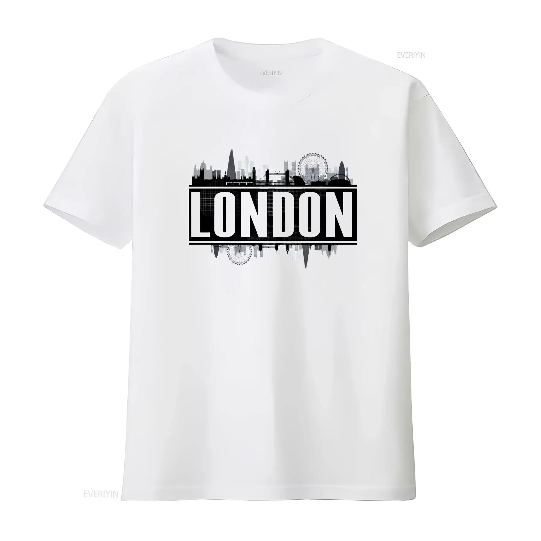London T Shirt England top Great Britain tee GB art gift mens womens kids sizes vintage Washed Comfortable Slightly Versatile