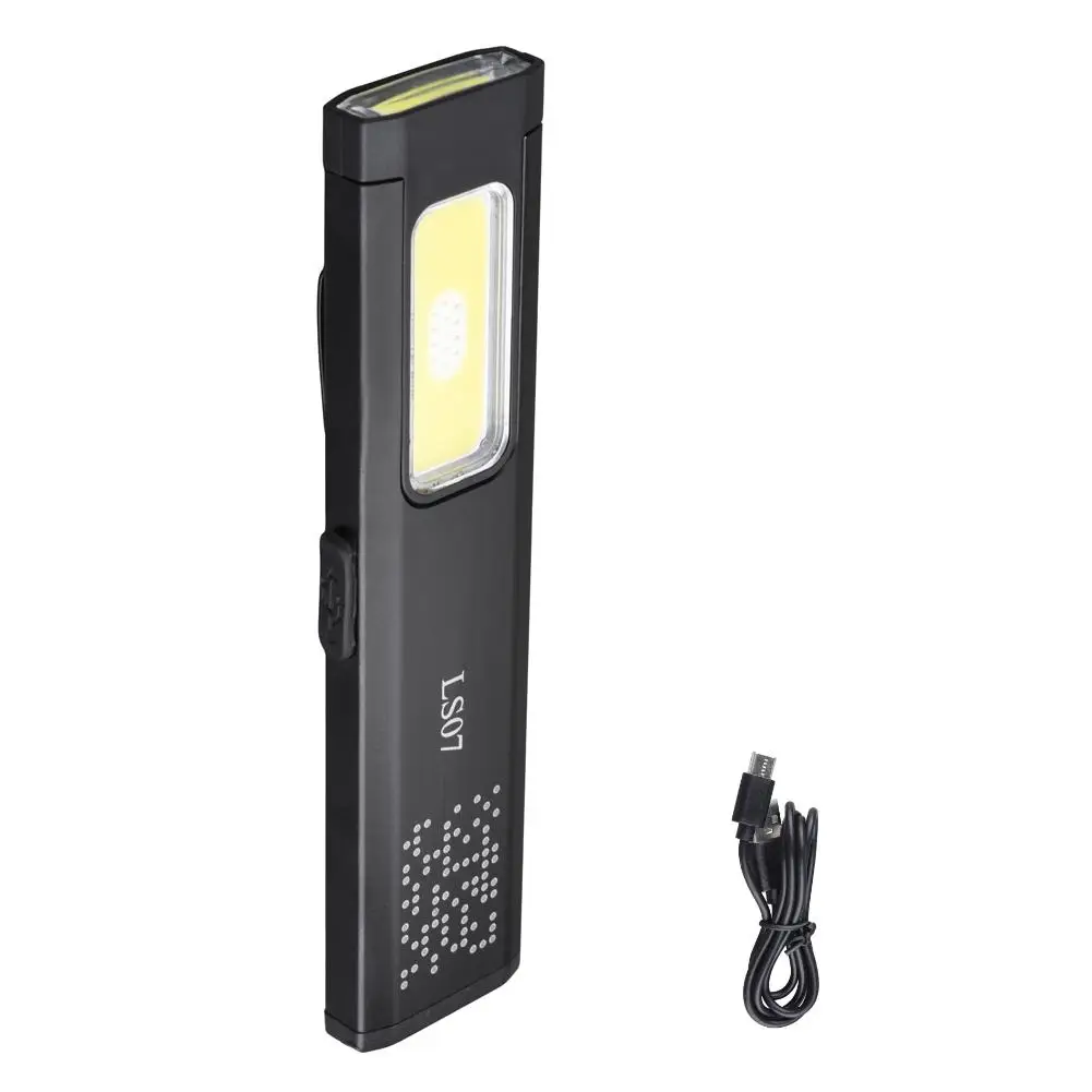 1/2pcs Warsun LED Keychain Flashlight USB-C Rechargeable Portable Mini Torch Light Pocket Lantern Flood Work Light With Magnet