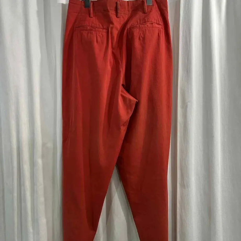 TOP-YAMAMOTO ® Commuting Style Red Pleated Business Pants for Women - Versatile Casual Harem Pants