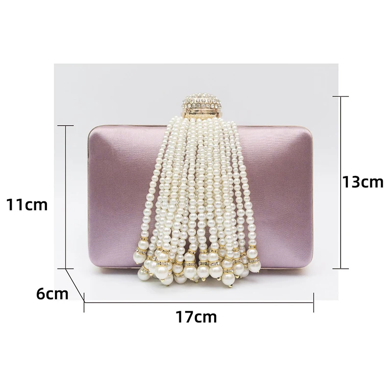 Clutch Bag For Women Pearl Bead Luxury Ins Fashion Women Handbag Dinner Evening Bag Party Summer