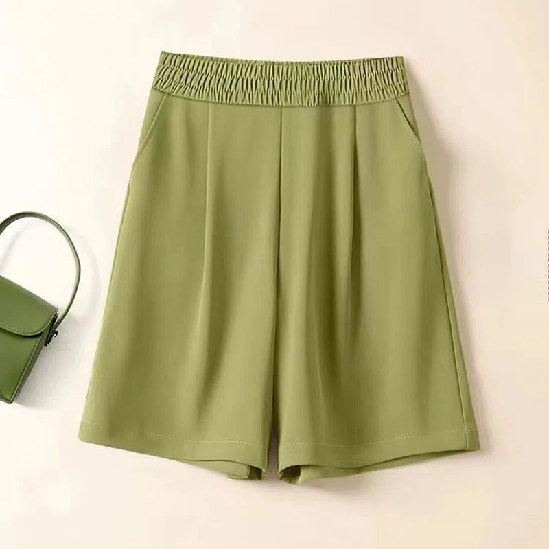 Fashion Japanese Summer Casual Loose Wide-Leg Commuter Business Shorts