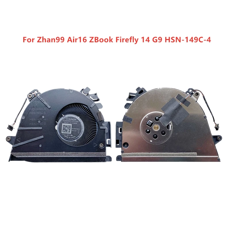 Brand New Original Laptop CPU Cooling Fan For HP Zhan99 Air16 ZBook Firefly 14 G9 HSN-149C-4 HSN-149C-46