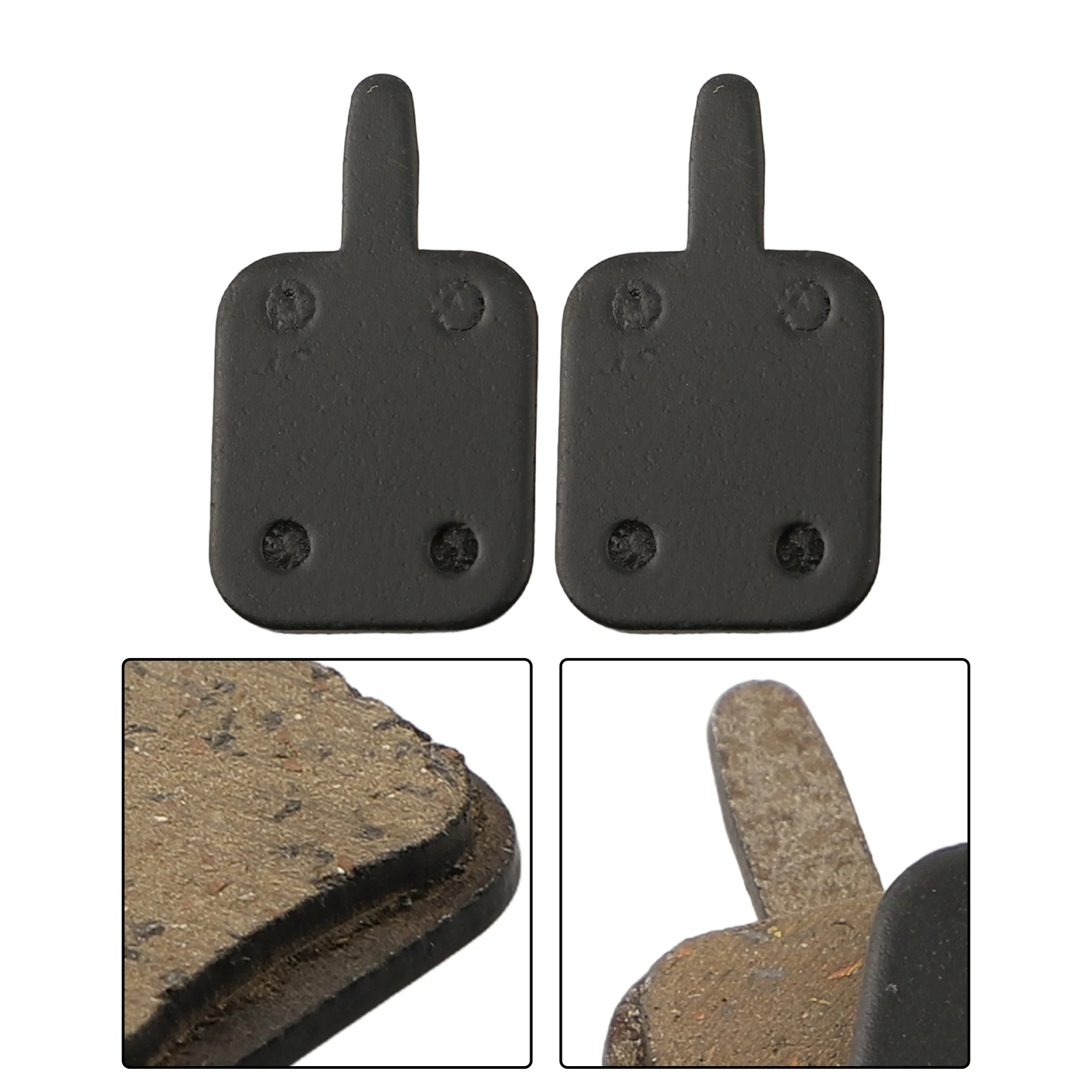 A Pair Of Brake Pads Bicycle Brake Pads N1 Rectangular Long Handle Four-Hole Semi-Metal Brake Pads Practical Accessories