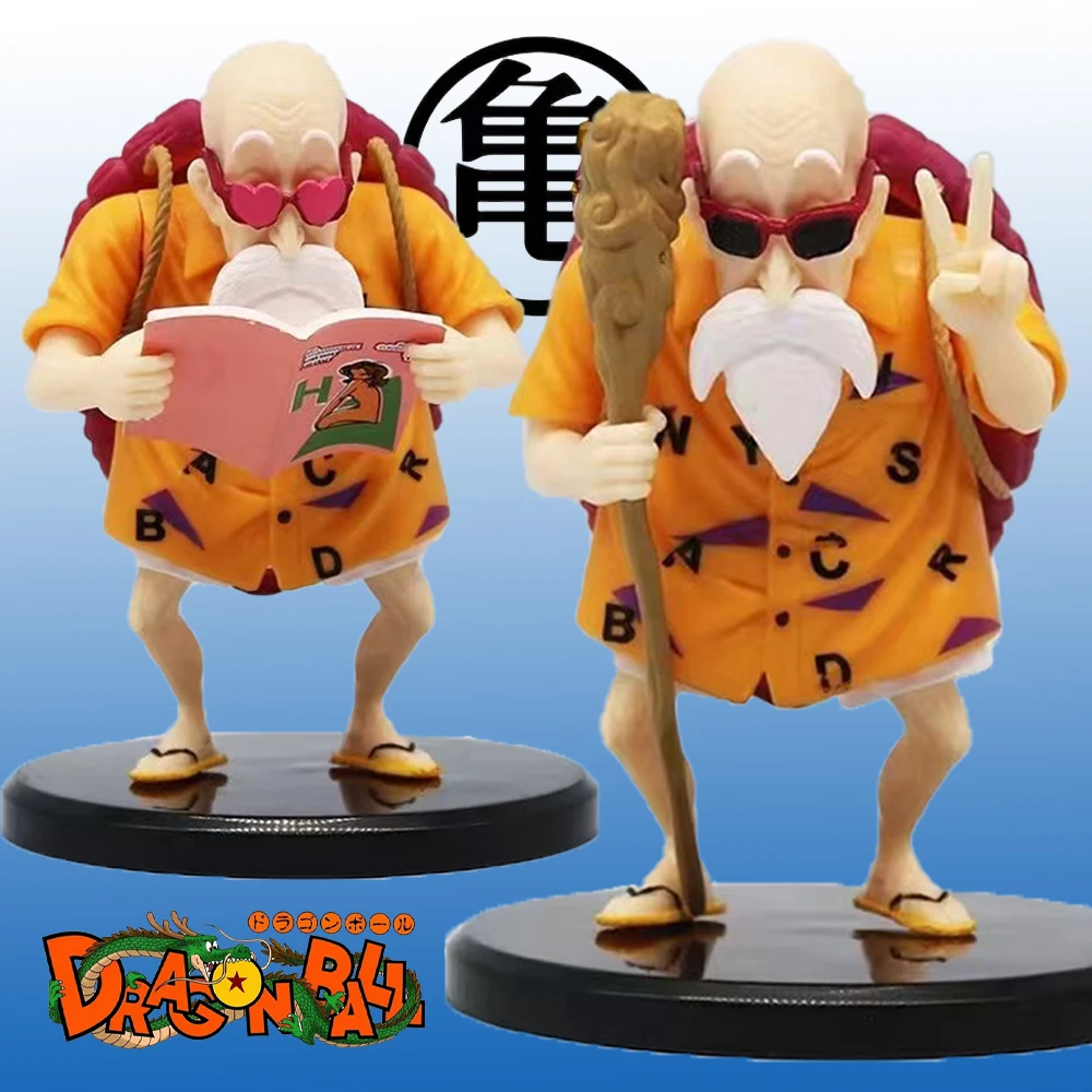 Dragon Ball Z Anime Figure Biye gesture  lecherous  Master Roshi Kame Sennin PVC Collection Decoration Action Figurine Toy  Gift