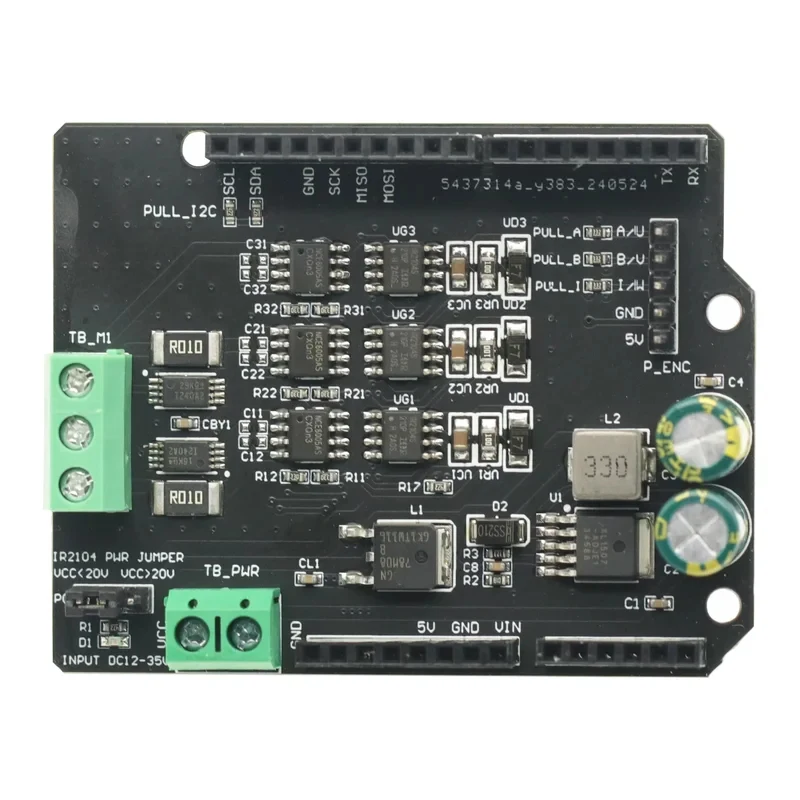 Brushless Motor Driver Board SimpleFOC Shield FOC BLDC Controller Board Stm32 PCB Power