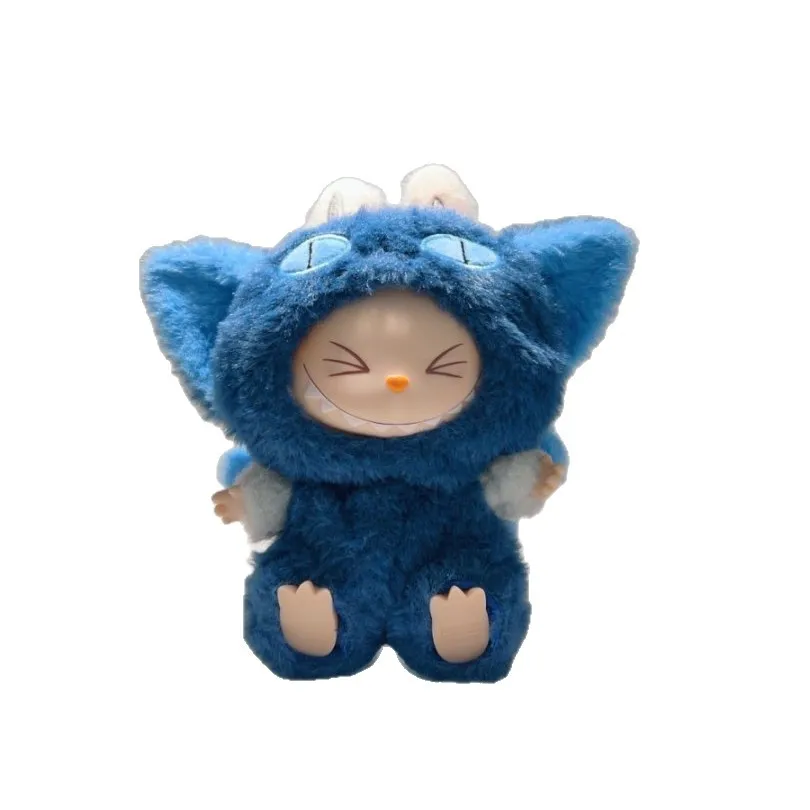 라부부 아기 옷 라부부 123 세대 17cm 비닐 플러시 마카롱 아기 옷 시부 아기 옷