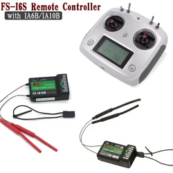 ​FlySky FS-I6S Remote Controller 2.4G Radio Transmitter with IA6B / IA10B Receiver for RC Cars Boats Remote Controlled Toys