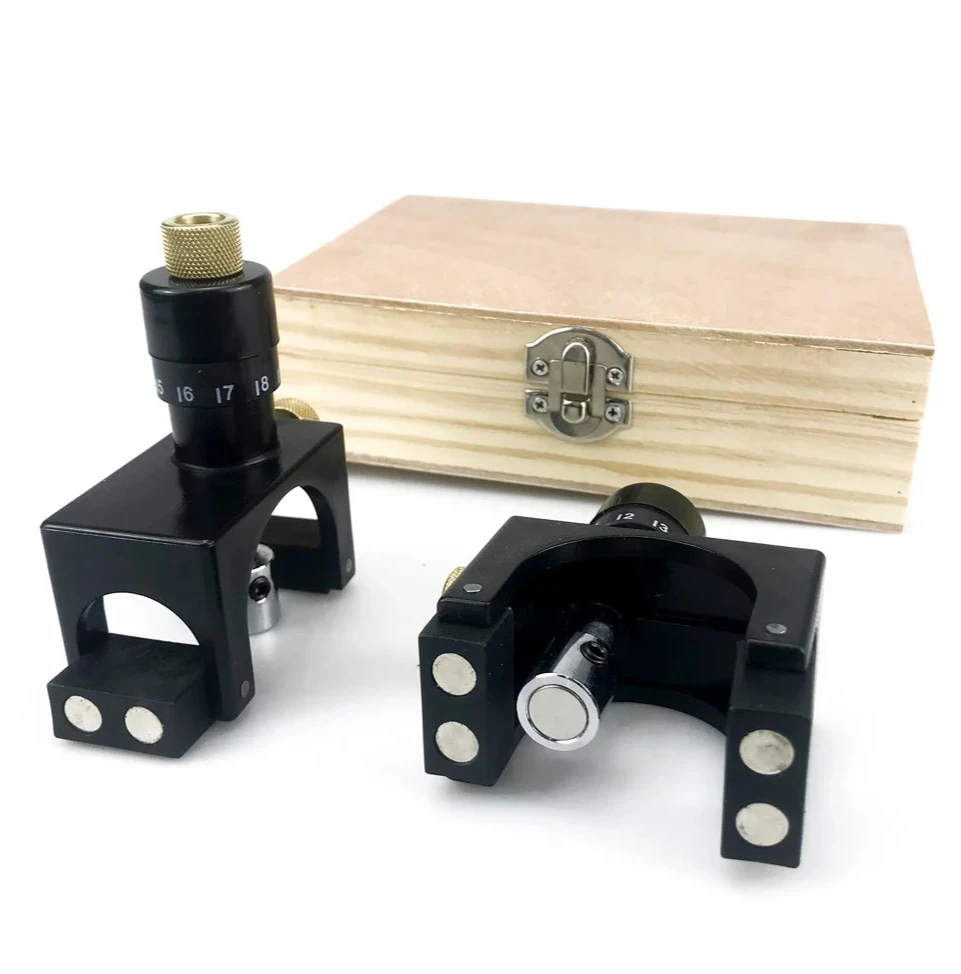 

Planer Blade Sharpening & Adjustment Jig, Stainless Steel Precise Positioning Tool for Woodworking Hand Planers, Easy Setup