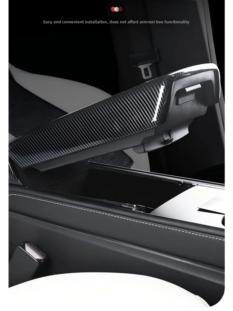 For Tesla Model 3/Y Juniper Rear Air Vent Cover & ABS Center Console Armrest Box Protection Car Accessories 2024-2026