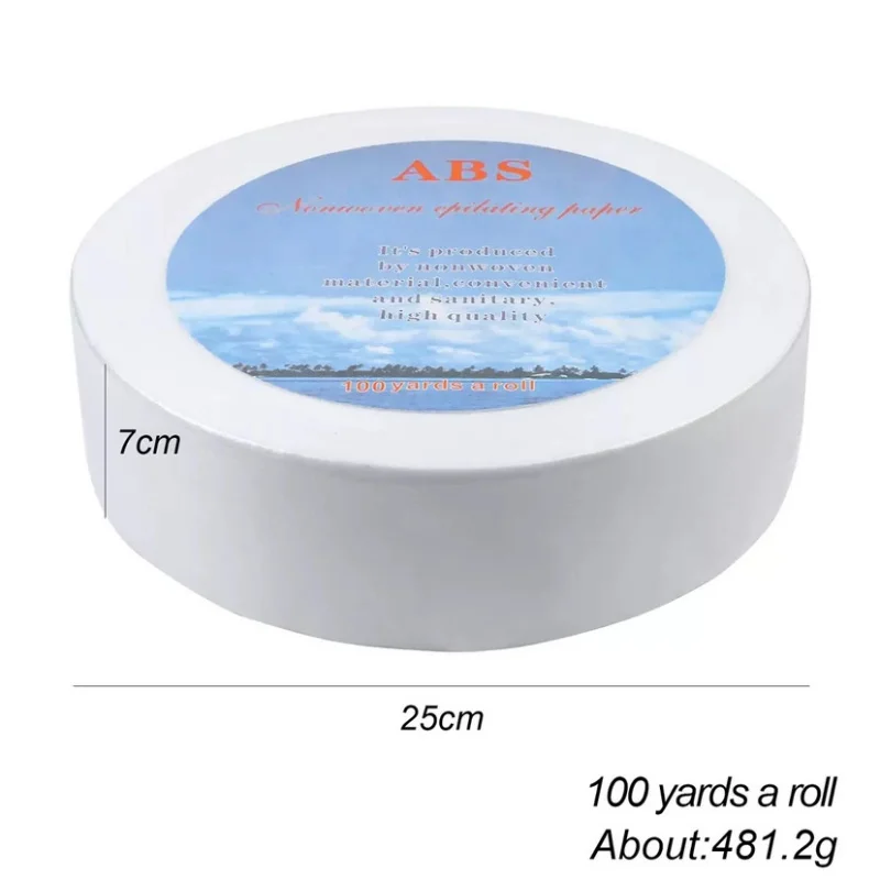 50/100 ياردة/لفة شرائط شمع لإزالة الشعر غير المنسوجة إزالة الشعر لفات ورق الشمع أدوات إزالة الشعر عالية الجودة #6