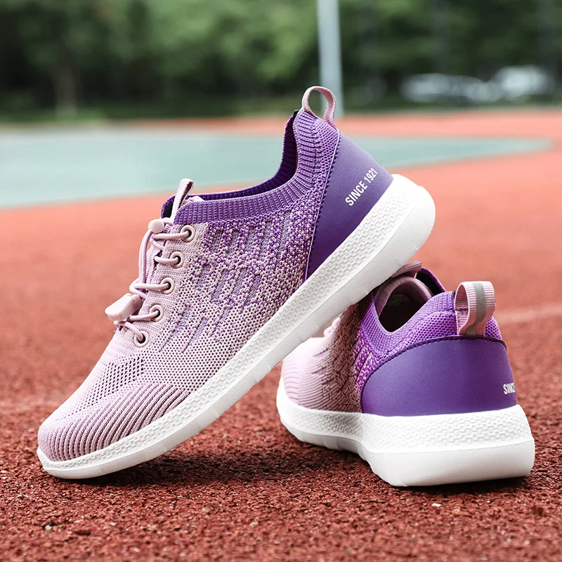 Shoes casual Sneakers atmungsaktive Workout-Sportschuhe frei, um die Dichtheit Stoff weichen Sohlen rutsch feste Sportschuhe einzustellen