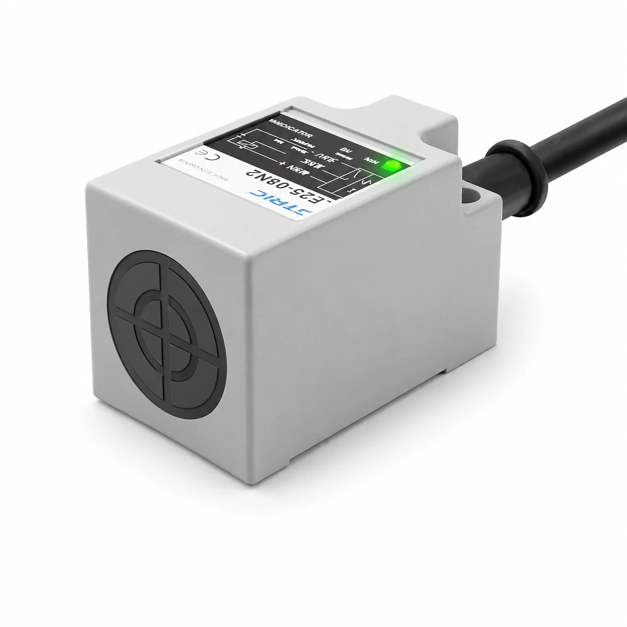 GTRIC TL-N5MC1 Inductive Proximity Sensor NPN PNP NO NC 10-30V DC 3-Wire 5mm Detection DistanceIP67Square Sensor Switch 2m Cable