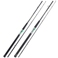 Sougayilang 1.8m Jigging Rod Heavy Trolling Fishing Rod 2 Pieces Conventional Boat Fishing Rod Max Drag 20Kg for Saltwater