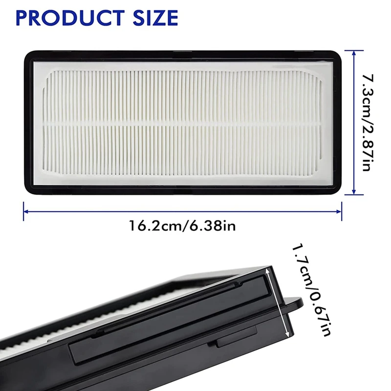 Washable Replacement Hepa Filters For SAMSUNG Jet Bot AI+ And Jet Bot+ Vacuum Cleaners,Fit For VR30T85513W/AA Robot