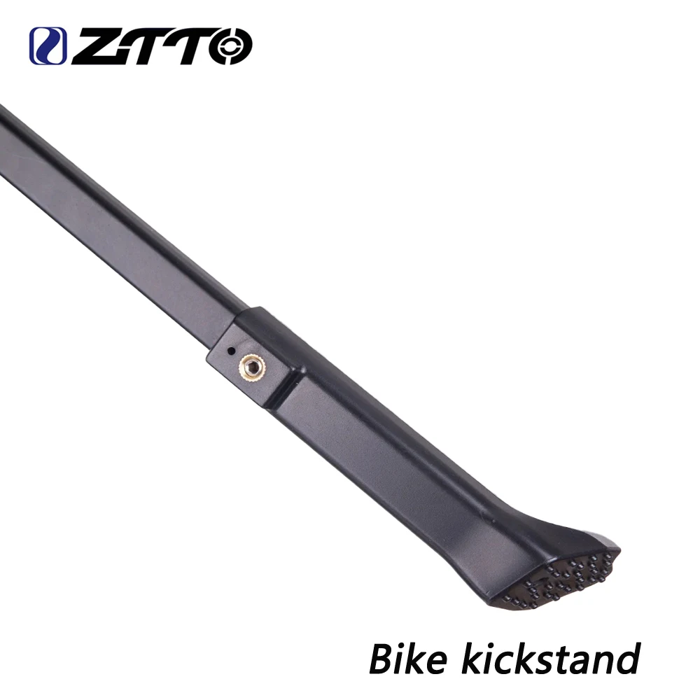 Ztto mtb bicicleta de estrada kickstand através do eixo quadro ajustável 35.5-41.5mm bicicleta ficar rack suporte estacionamento apoio para os pés da bicicleta