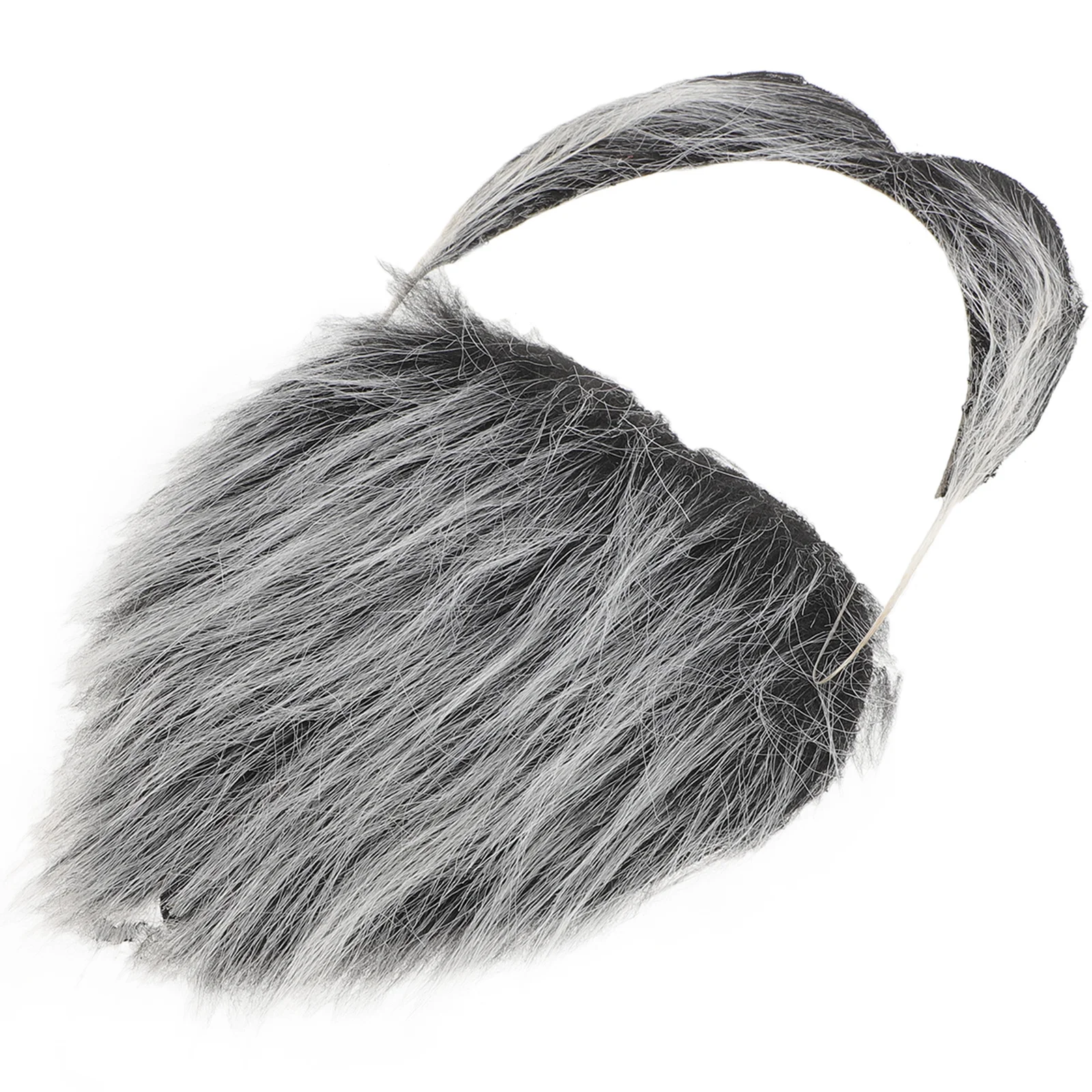 1 conjunto de barba falsa conjunto de material de pano simulado confortável pele-amigável apto para festa de halloween prop traje acessório masculino
